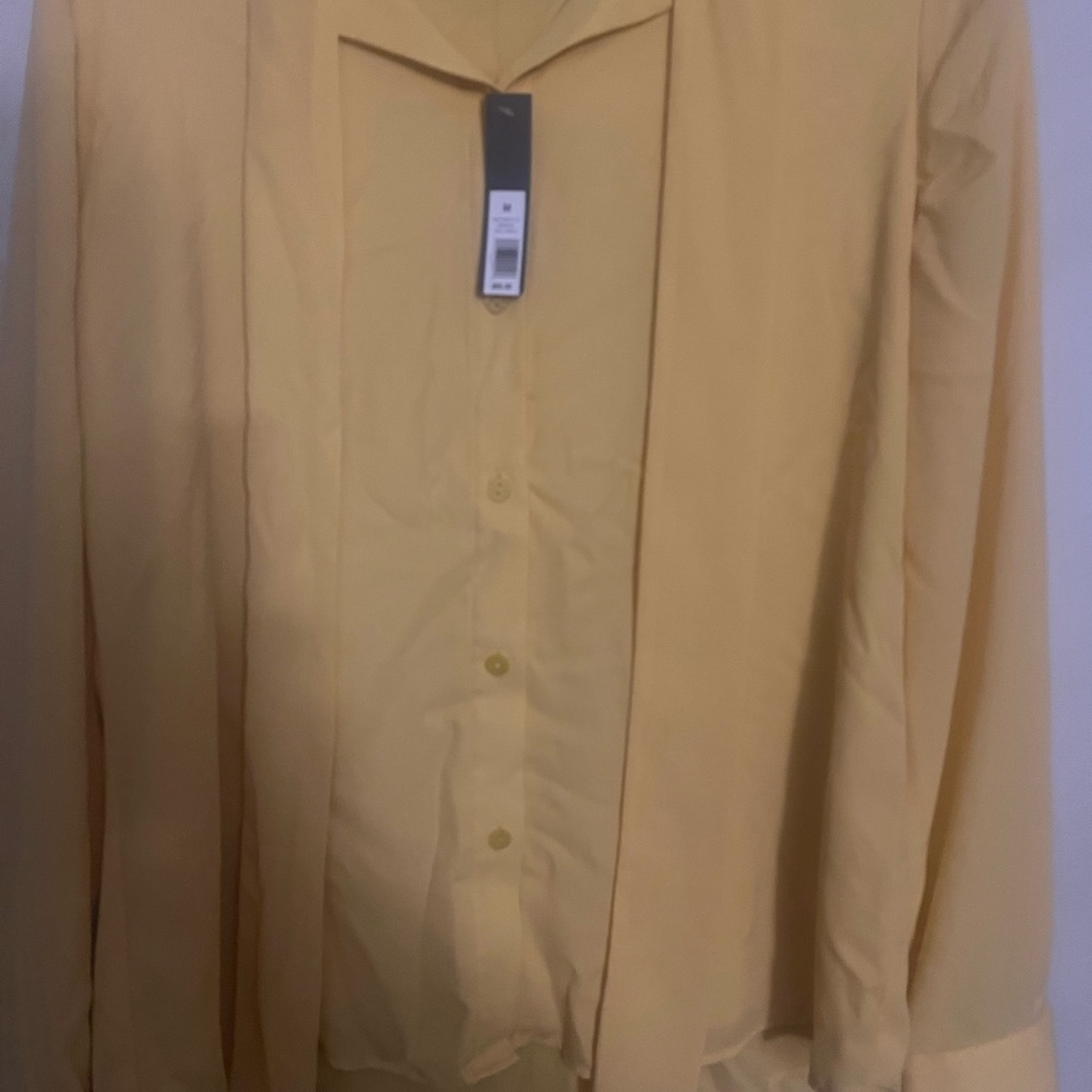 The Limited Blouse Yellow Size Medium